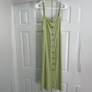 Lulus green midi dress